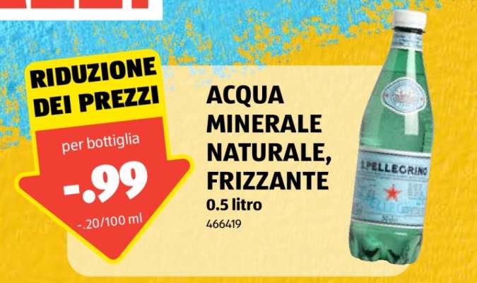 ACQUA MINERALE NATURALE, FRIZZANTE