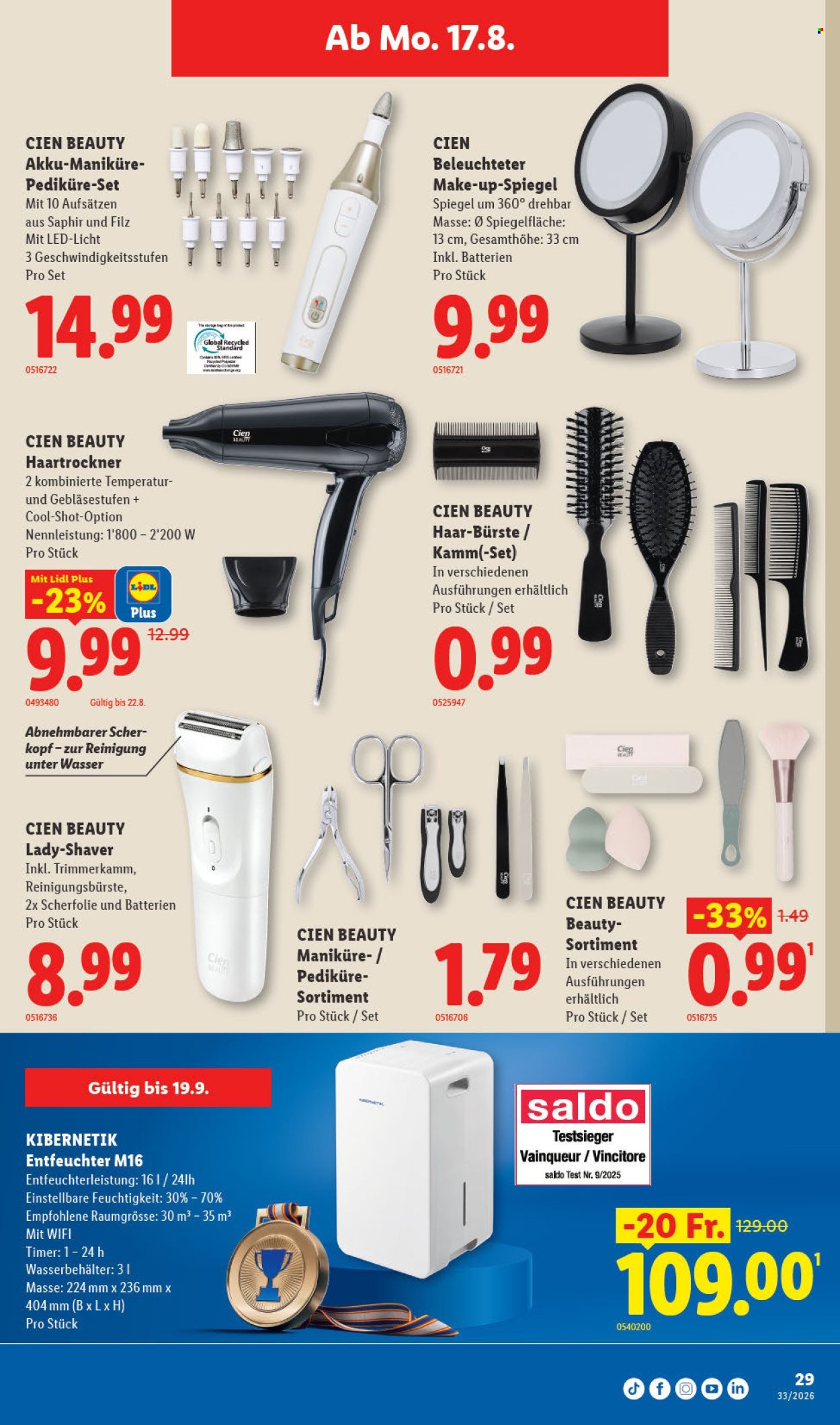 Volantino Lidl - 13.8.2026 - 19.8.2026. Pagina 33. Pagina 33