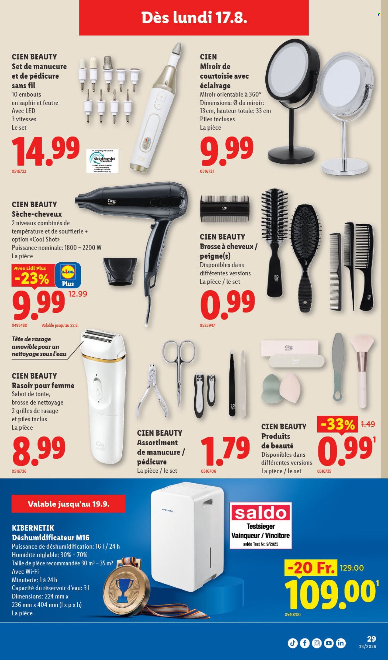 Volantino Lidl - 13.8.2026 - 19.8.2026. Pagina 33. Pagina 33