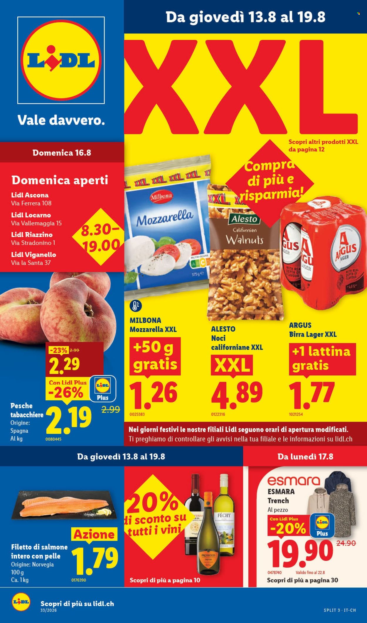 Volantino Lidl - 13.8.2026 - 19.8.2026. Pagina 1. Pagina 1