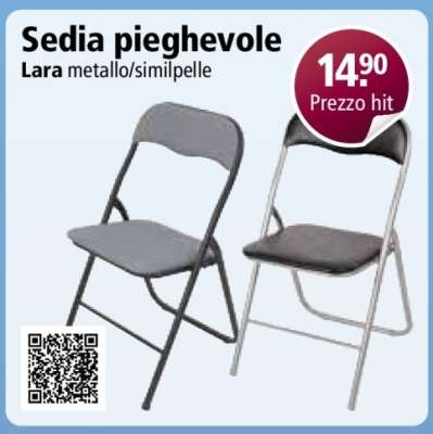 Sedia pieghevole