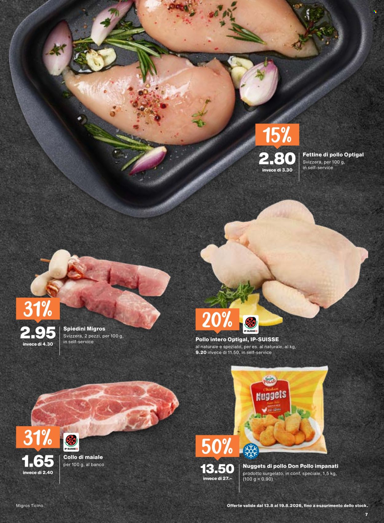 Volantino Migros - 13.8.2026 - 19.8.2026. Pagina 7. Pagina 7