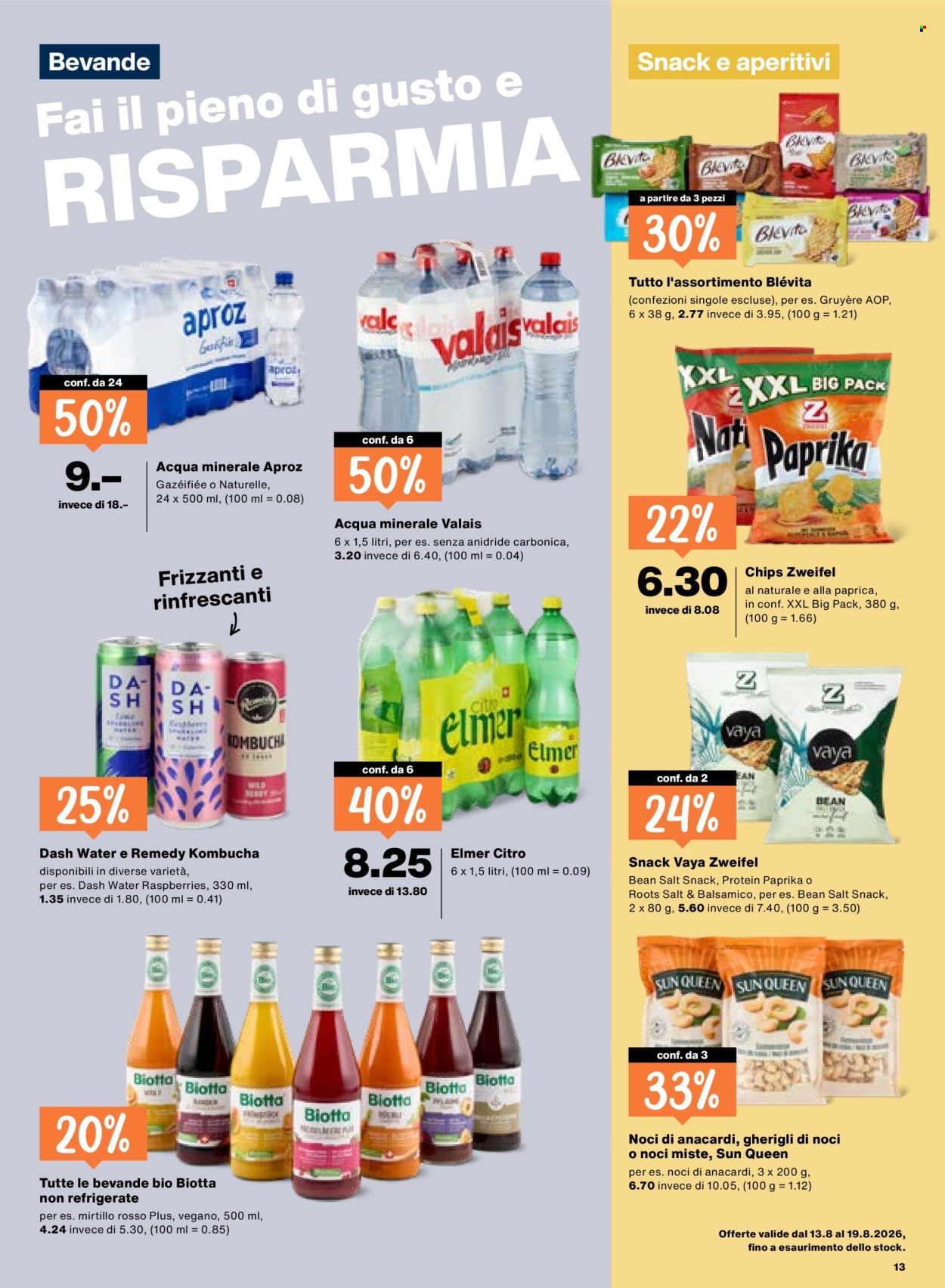 Volantino Migros - 13.8.2026 - 19.8.2026. Pagina 13. Pagina 13