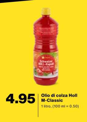 Olio di colza Holl M-Classic