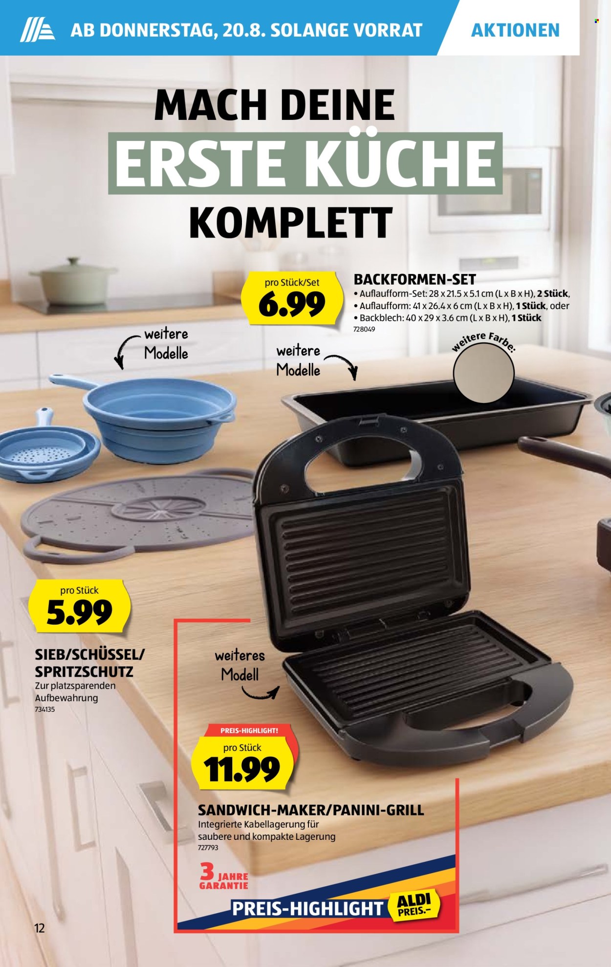 Volantino Aldi - 20.8.2026 - 26.8.2026. Pagina 12. Pagina 12