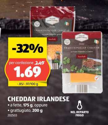 CHEDDAR IRLANDESE