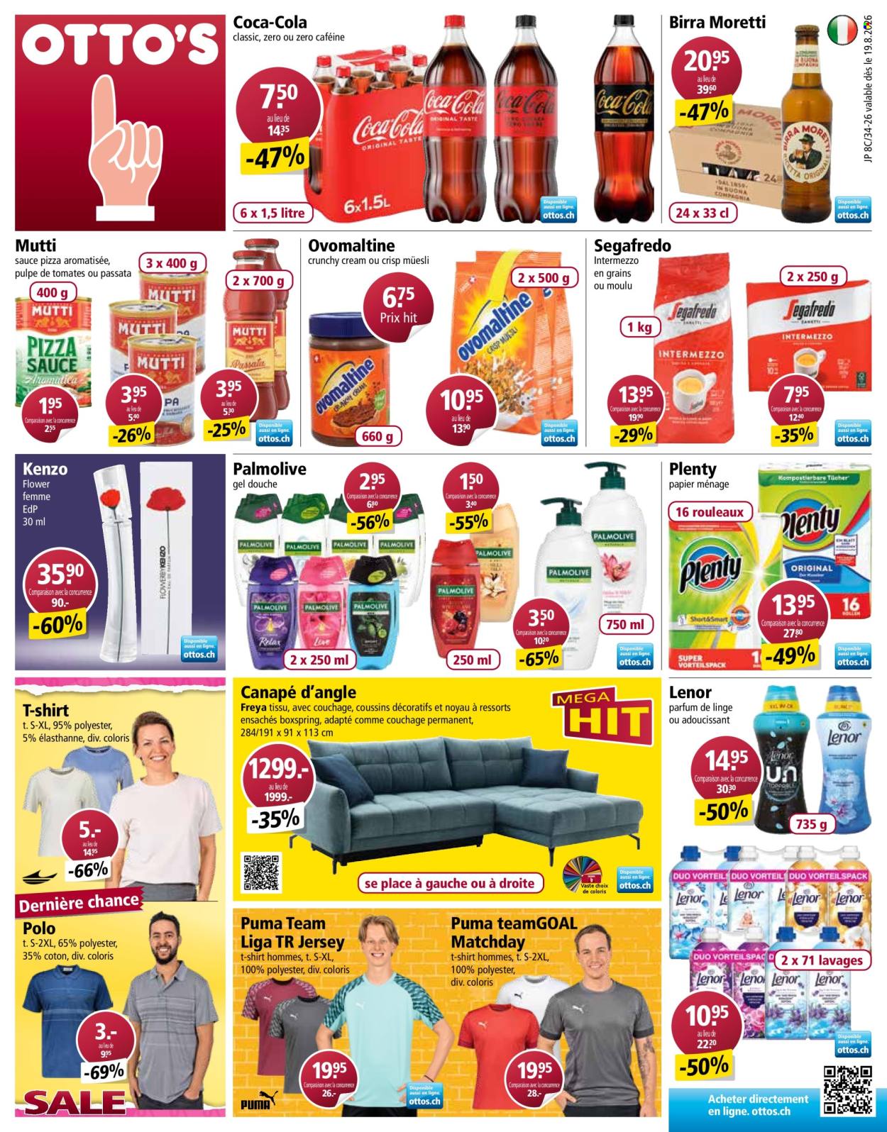 Volantino Otto's - 19.8.2026 - 24.8.2026. Pagina 1. Pagina 1