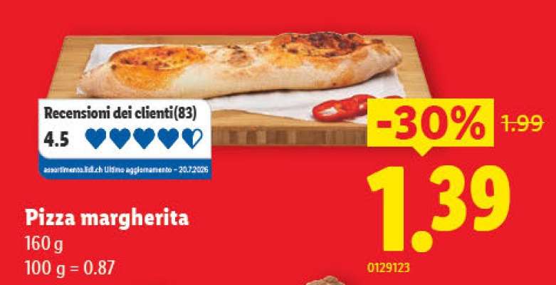 Pizza margherita