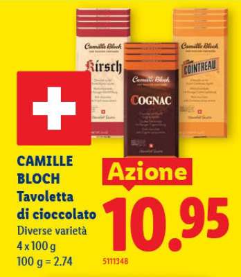CAMILLE BLOCH Tavoletta di cioccolato