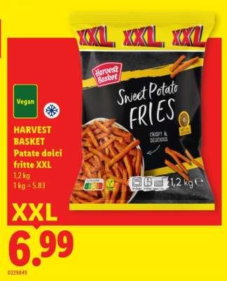 HARVEST BASKET Patate dolci fritte XXL