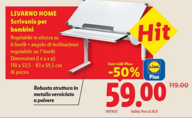 LIVARNO HOME Scrivania per bambini