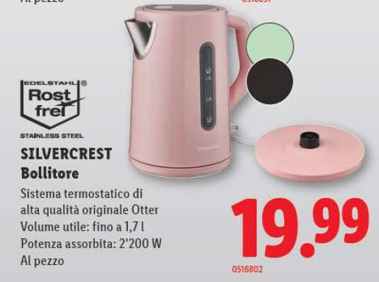 SilverCrest Bollitore
