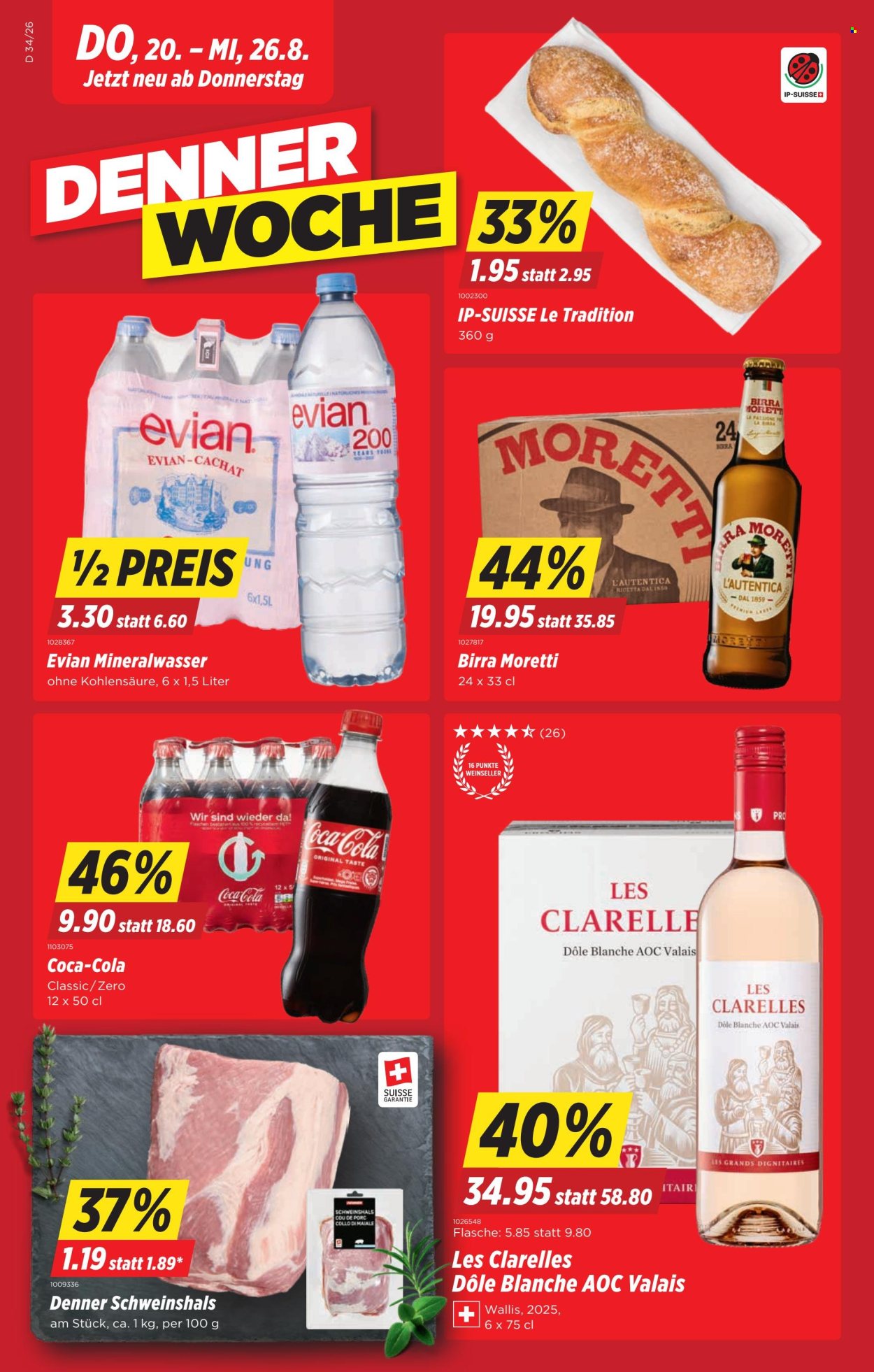 Volantino Denner - 20.8.2026 - 26.8.2026. Pagina 1. Pagina 1