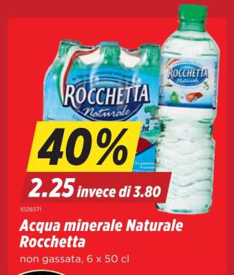 Acqua minerale Naturale Rocchetta