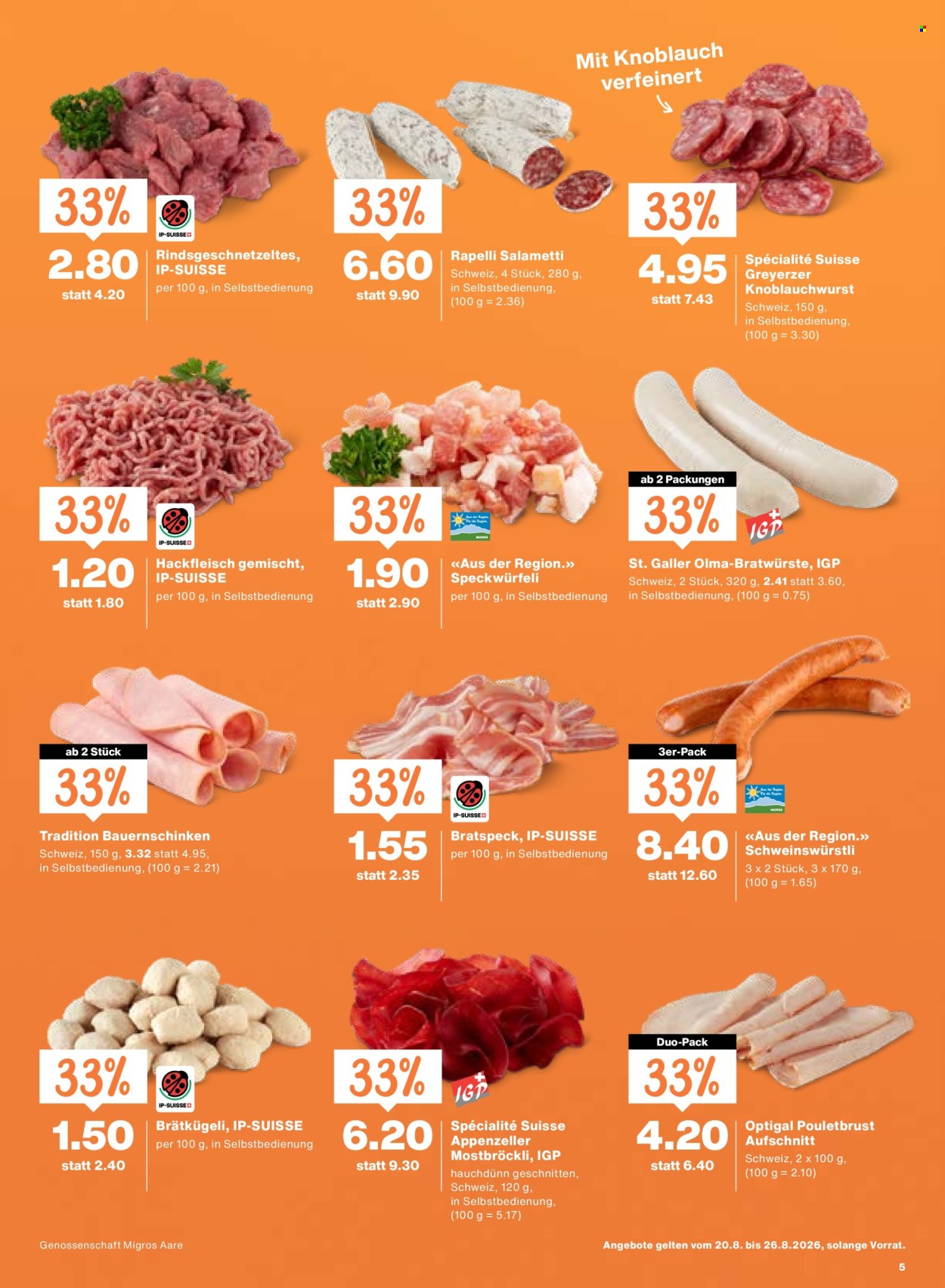 Volantino Migros - 20.8.2026 - 26.8.2026. Pagina 5. Pagina 5