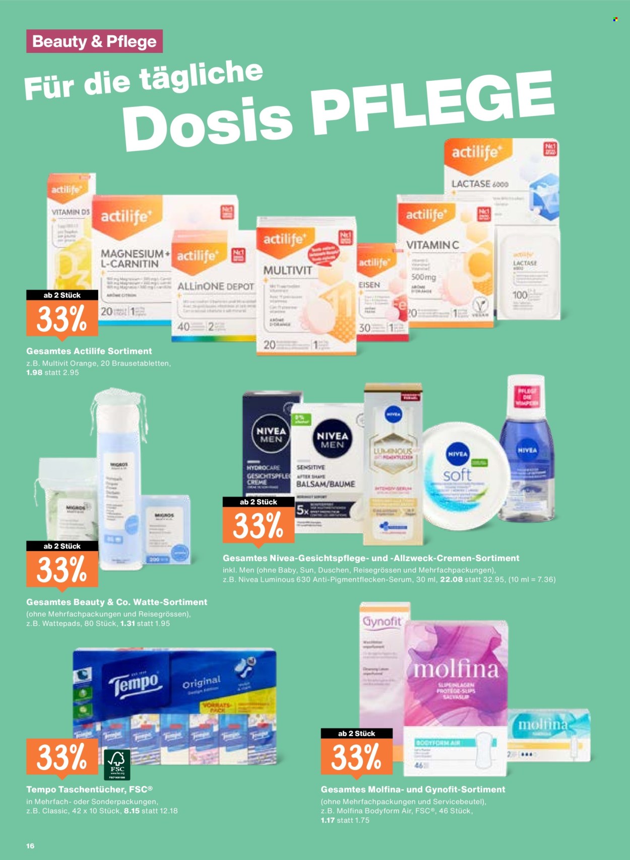 Volantino Migros - 20.8.2026 - 26.8.2026. Pagina 16. Pagina 16