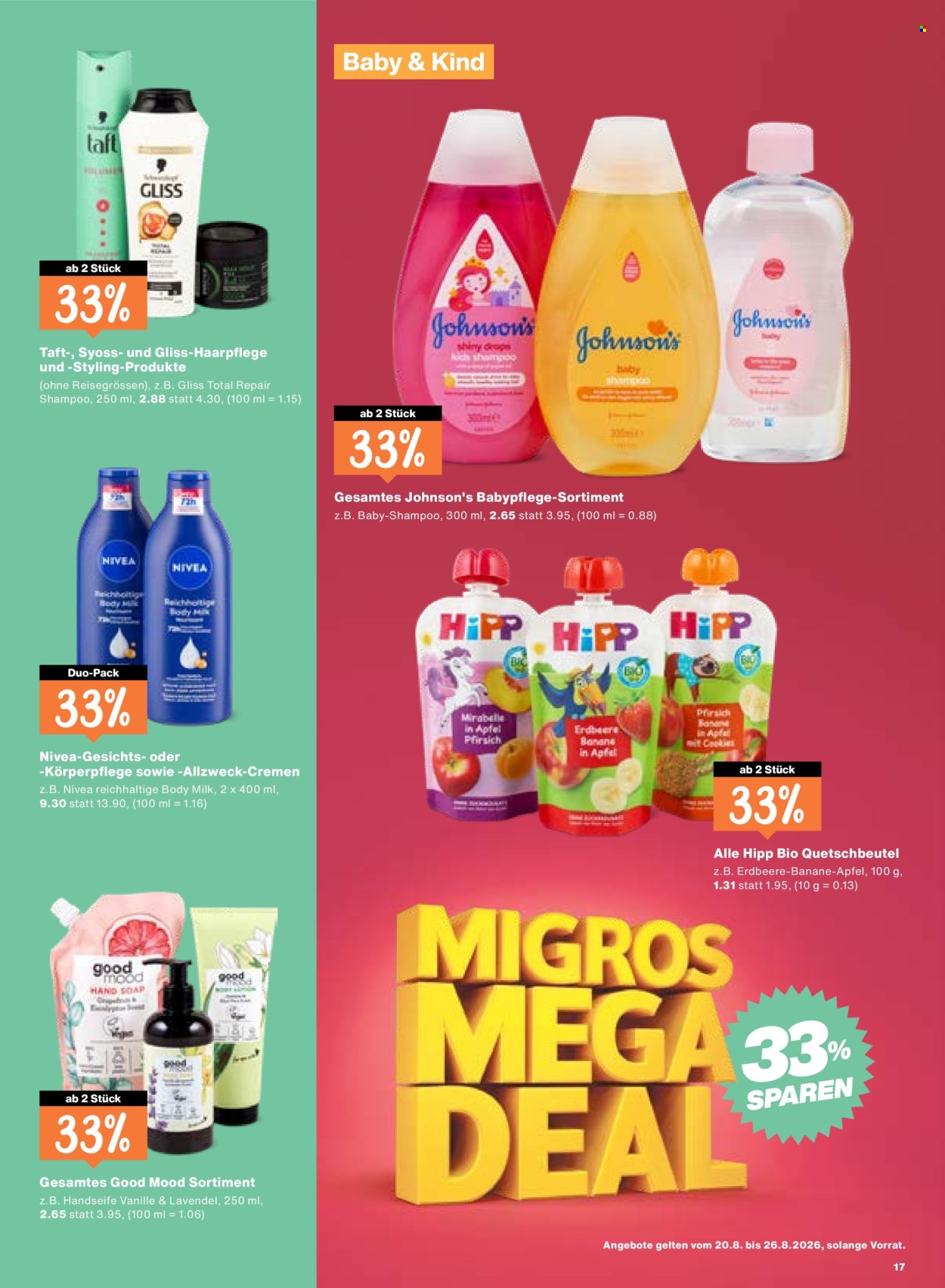 Volantino Migros - 20.8.2026 - 26.8.2026. Pagina 17. Pagina 17