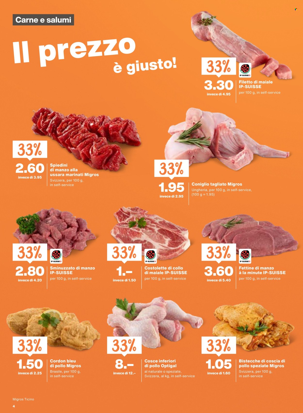 Volantino Migros - 20.8.2026 - 26.8.2026. Pagina 4. Pagina 4