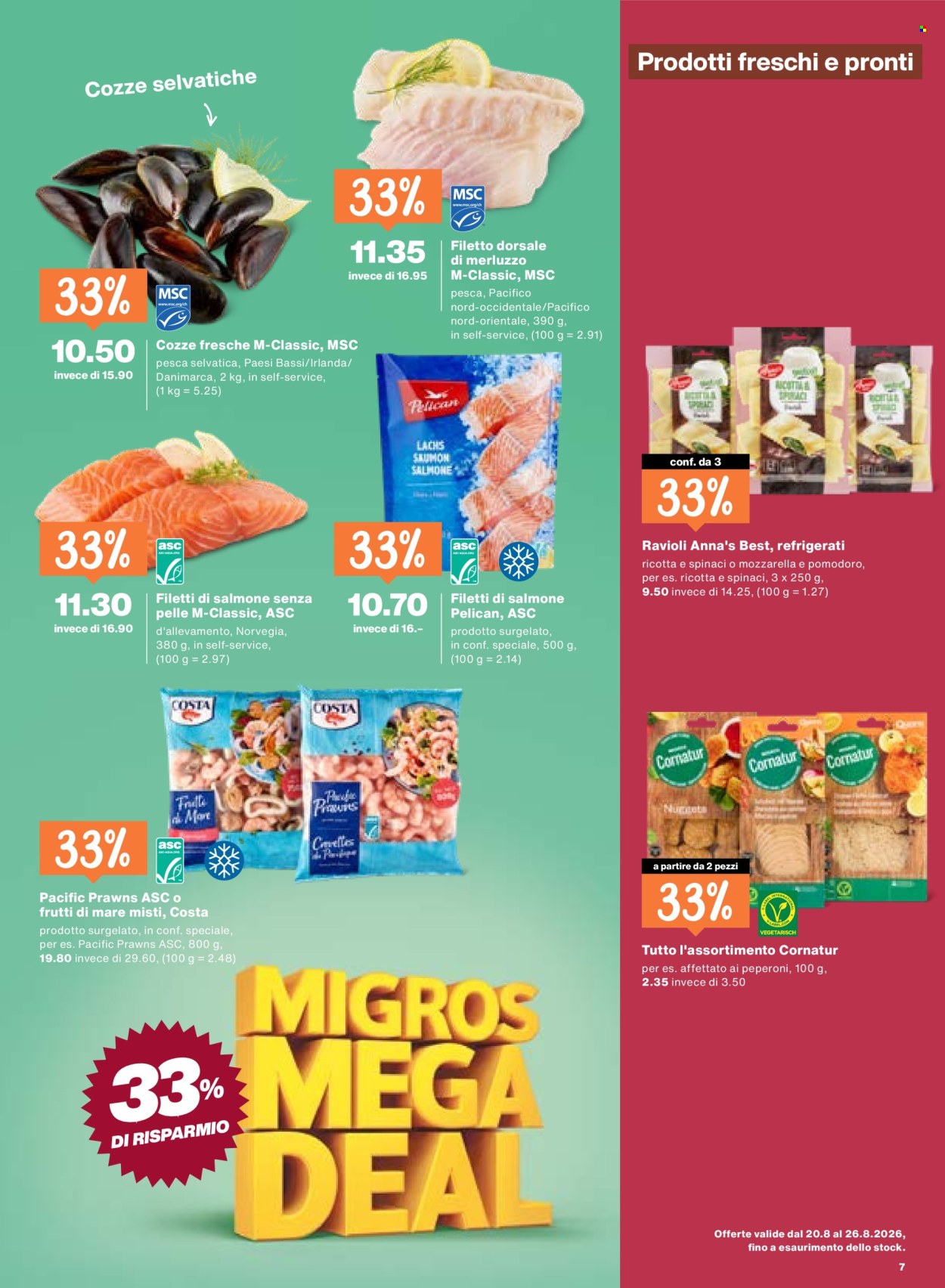Volantino Migros - 20.8.2026 - 26.8.2026. Pagina 7. Pagina 7