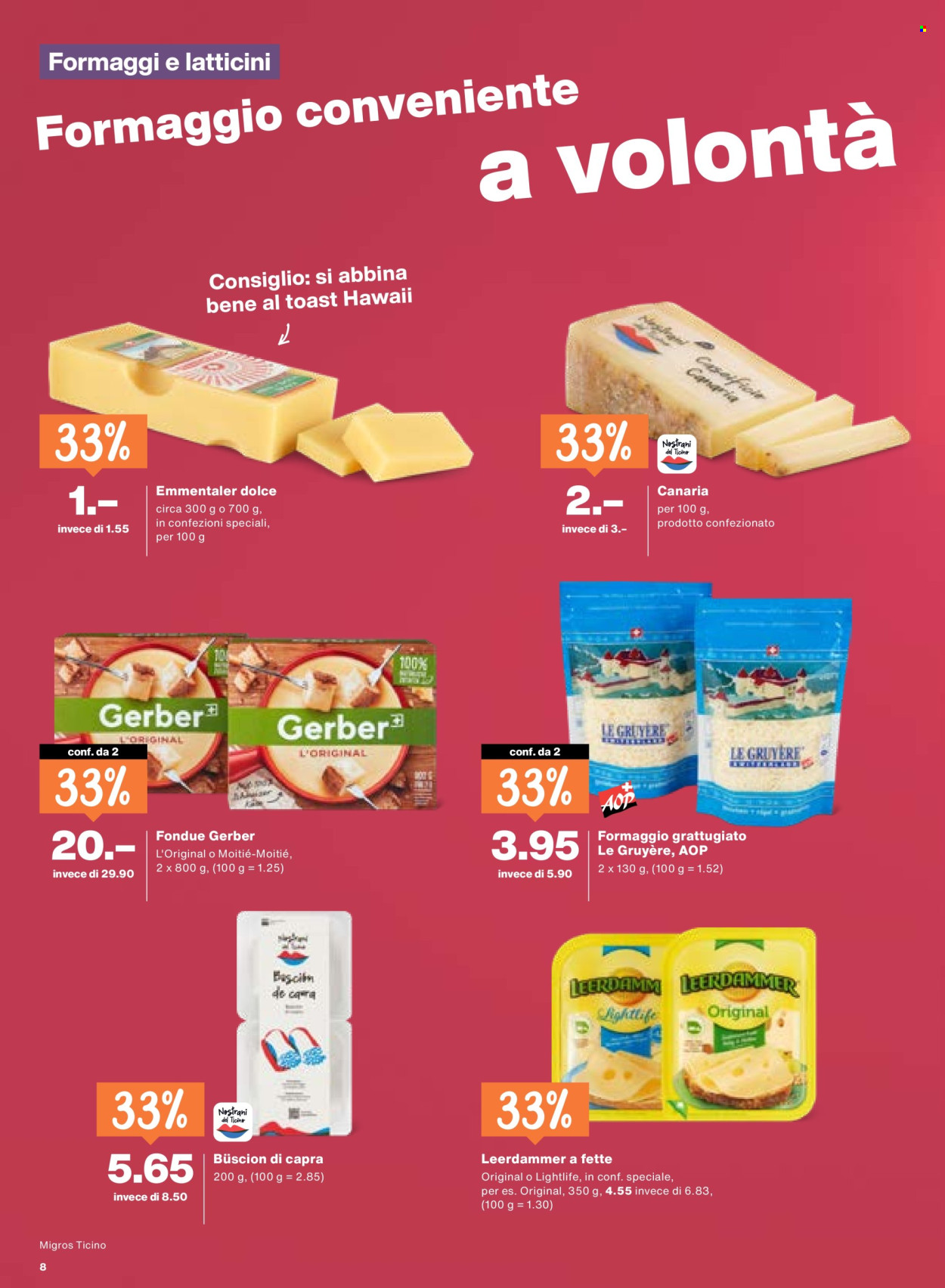 Volantino Migros - 20.8.2026 - 26.8.2026. Pagina 8. Pagina 8