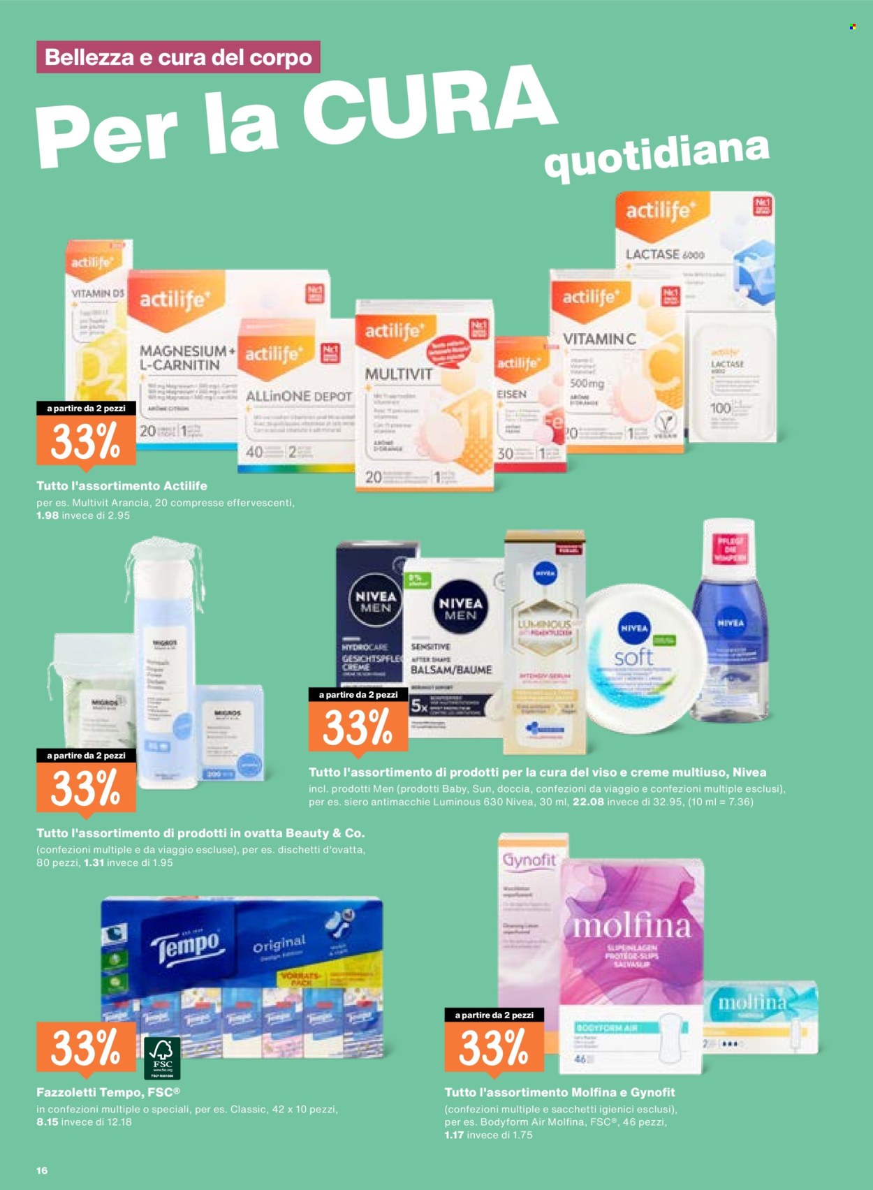 Volantino Migros - 20.8.2026 - 26.8.2026. Pagina 16. Pagina 16
