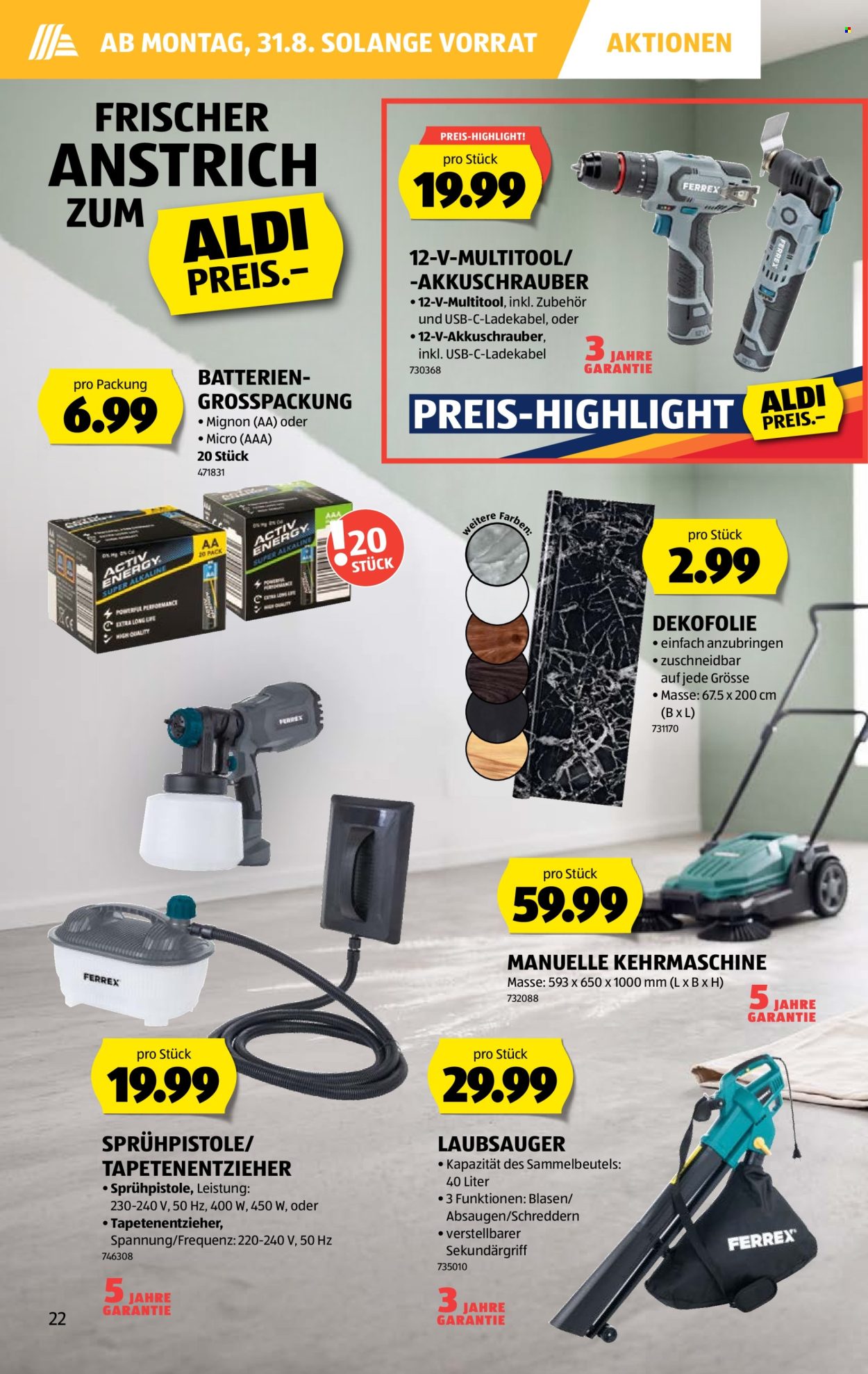 Volantino Aldi - 27.8.2026 - 2.9.2026. Pagina 22. Pagina 22