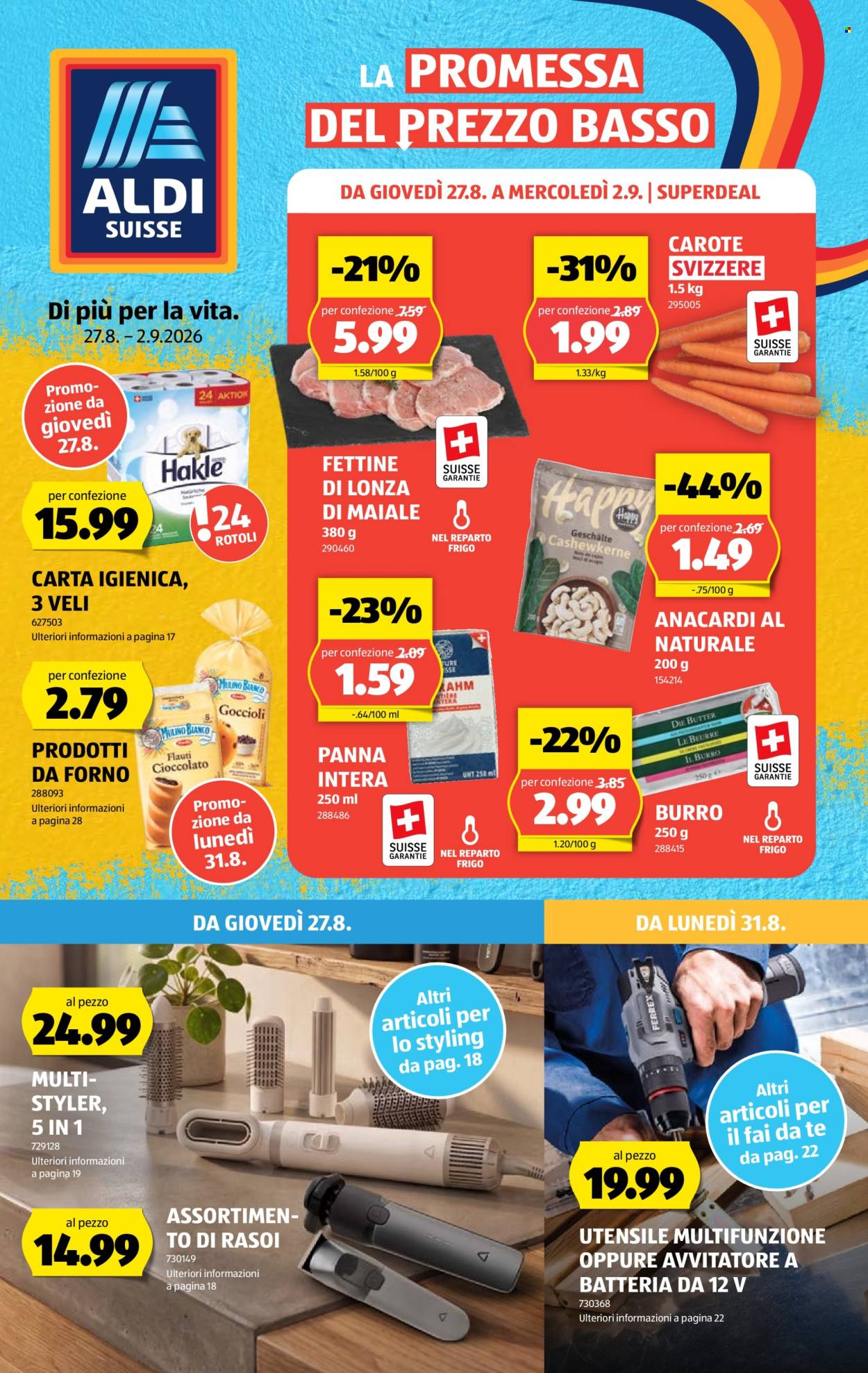 Volantino Aldi - 27.8.2026 - 2.9.2026. Pagina 1. Pagina 1