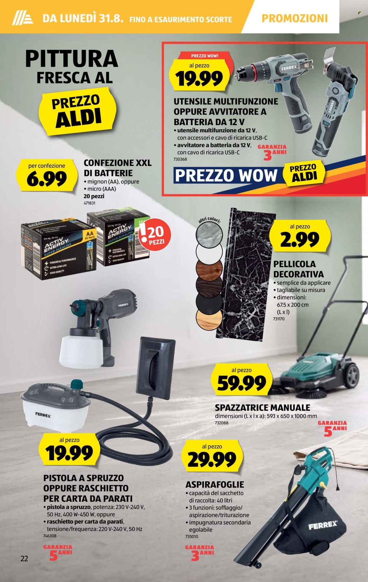 Volantino Aldi - 27.8.2026 - 2.9.2026. Pagina 22. Pagina 22