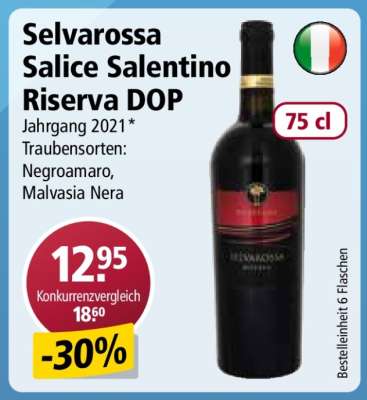 Selvarossa Salice Salentino Riserva DOP