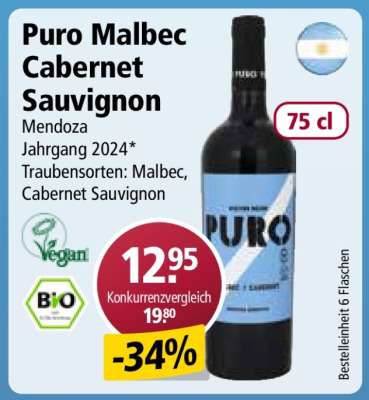 Puro Malbec Cabernet Sauvignon