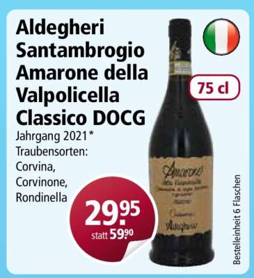 Aldegheri Santambrogio Amarone della Valpolicella Classico DOCG