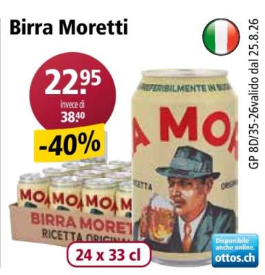 BIRRA MORETTI