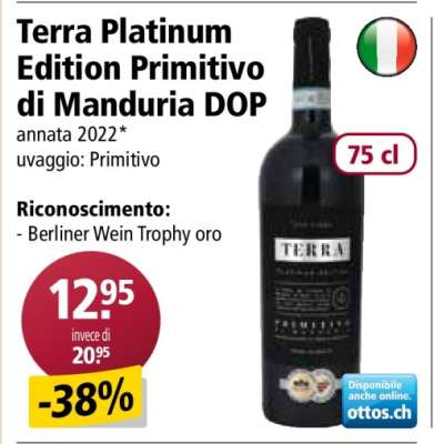 Terra Platinum Edition Primitivo di Manduria DOP