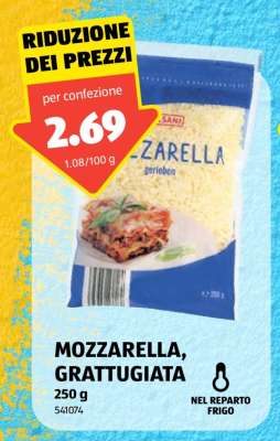 MOZZARELLA GRATTUGIATA