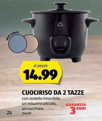 CUOCIRISO DA 2 TAZZE