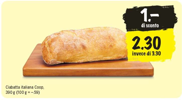 Ciabatta italiana Coop