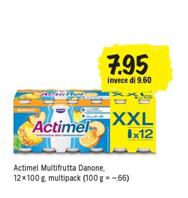 Actimel Multifruitta Danone