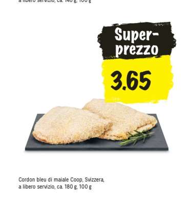 Cordon bleu di maiale Coop