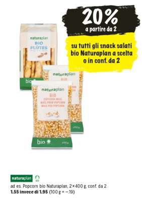 Popcorn bio Naturaplan