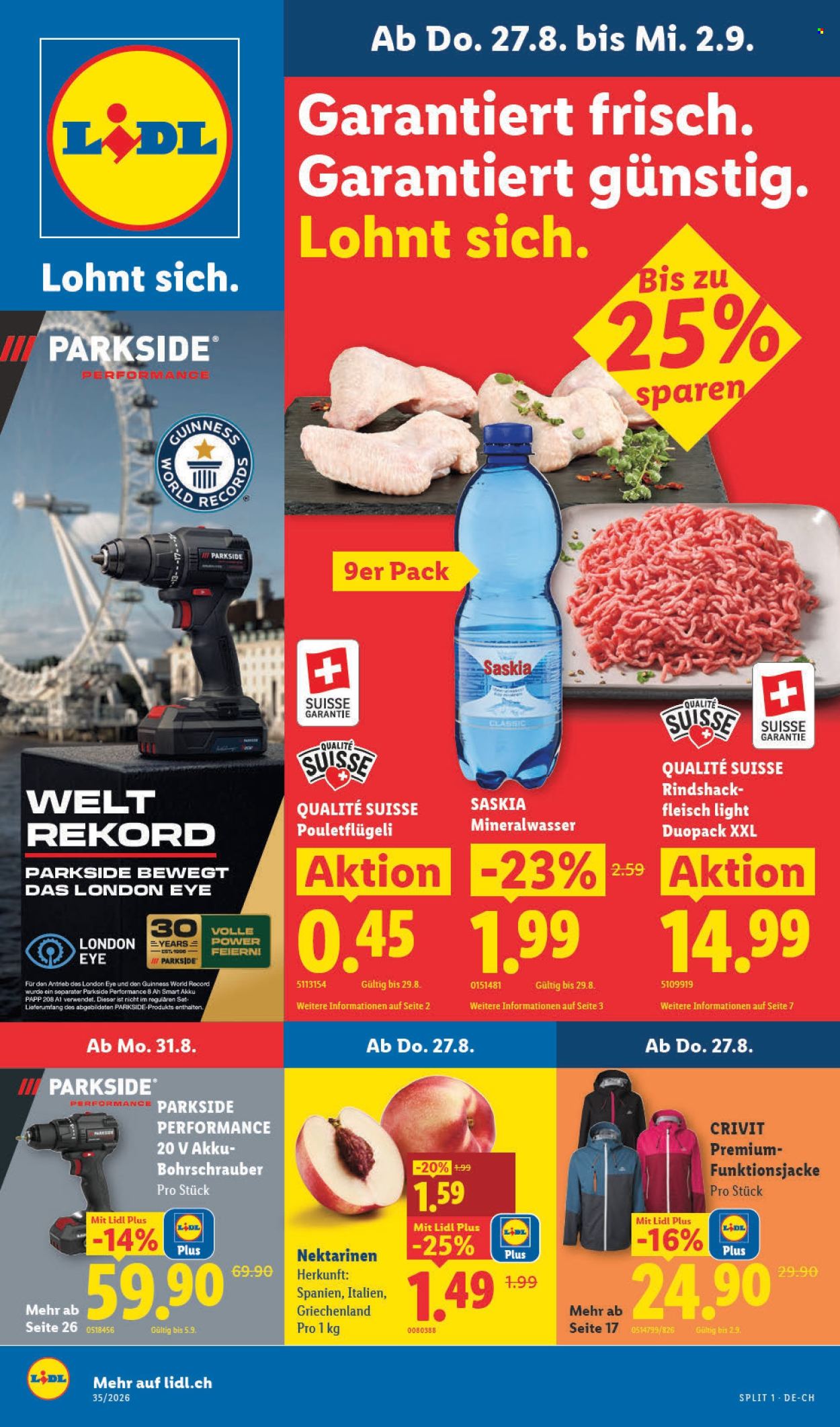 Volantino Lidl - 27.8.2026 - 2.9.2026. Pagina 1. Pagina 1
