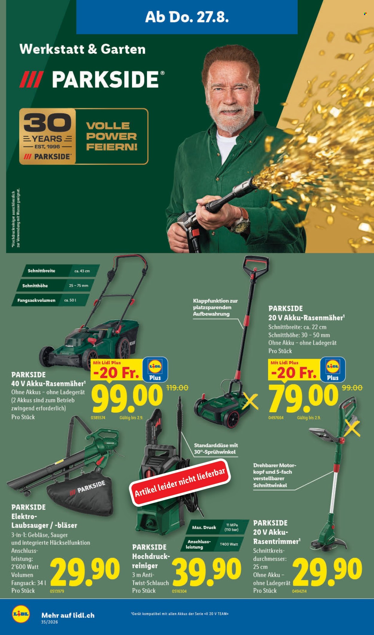 Volantino Lidl - 27.8.2026 - 2.9.2026. Pagina 18. Pagina 18