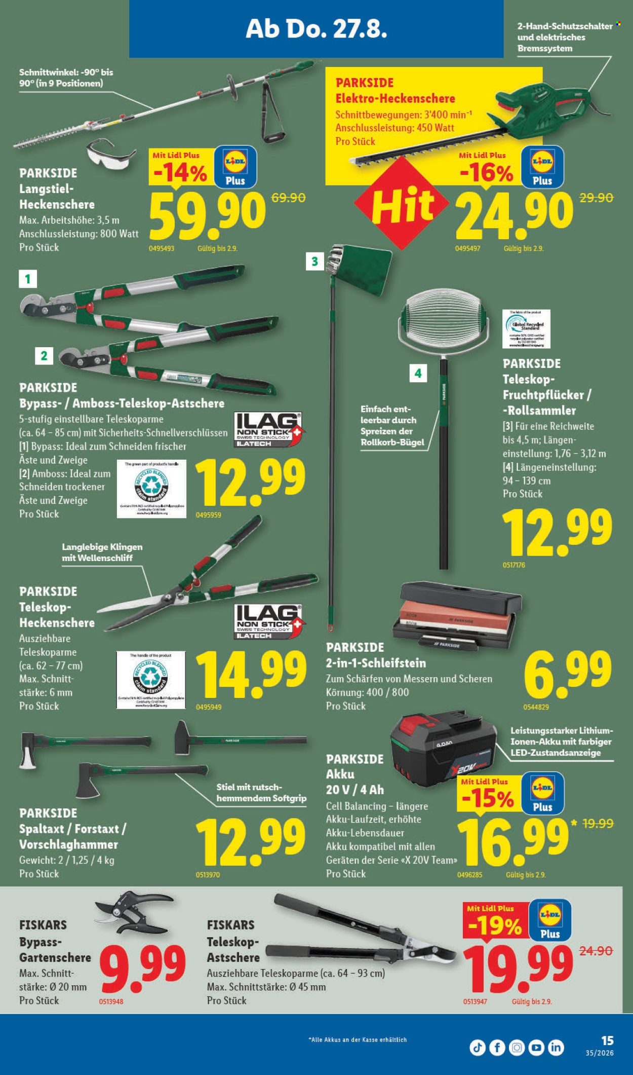 Volantino Lidl - 27.8.2026 - 2.9.2026. Pagina 19. Pagina 19