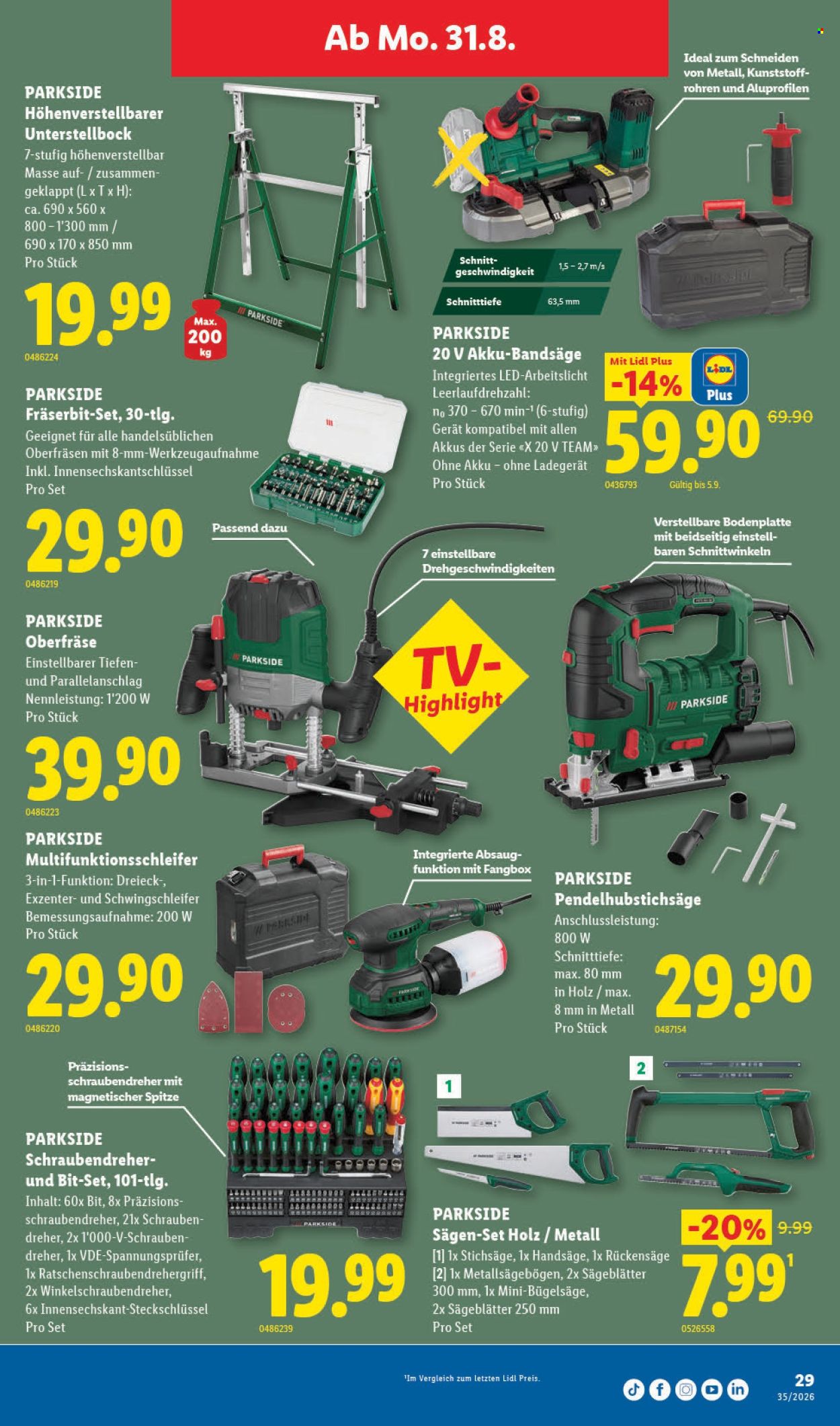 Volantino Lidl - 27.8.2026 - 2.9.2026. Pagina 33. Pagina 33