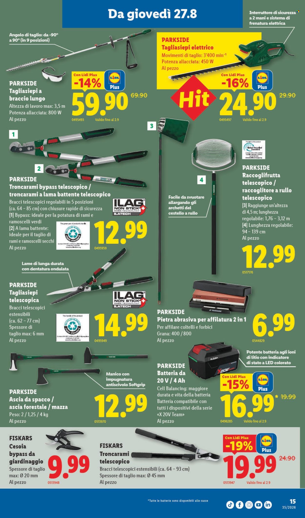 Volantino Lidl - 27.8.2026 - 2.9.2026. Pagina 19. Pagina 19