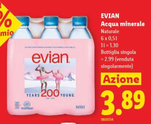 Evian acqua minerale