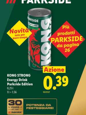 KONG STRONG Energy Drink Parkside Edition