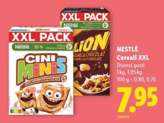 NESTLÉ Cereali XXL