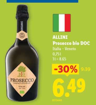ALLINI Prosecco bio DOC