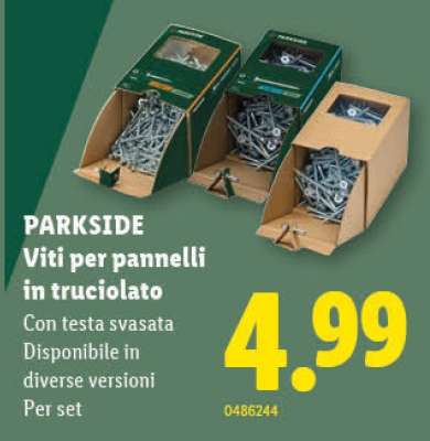 PARKSIDE Viti per pannelli in truciolato