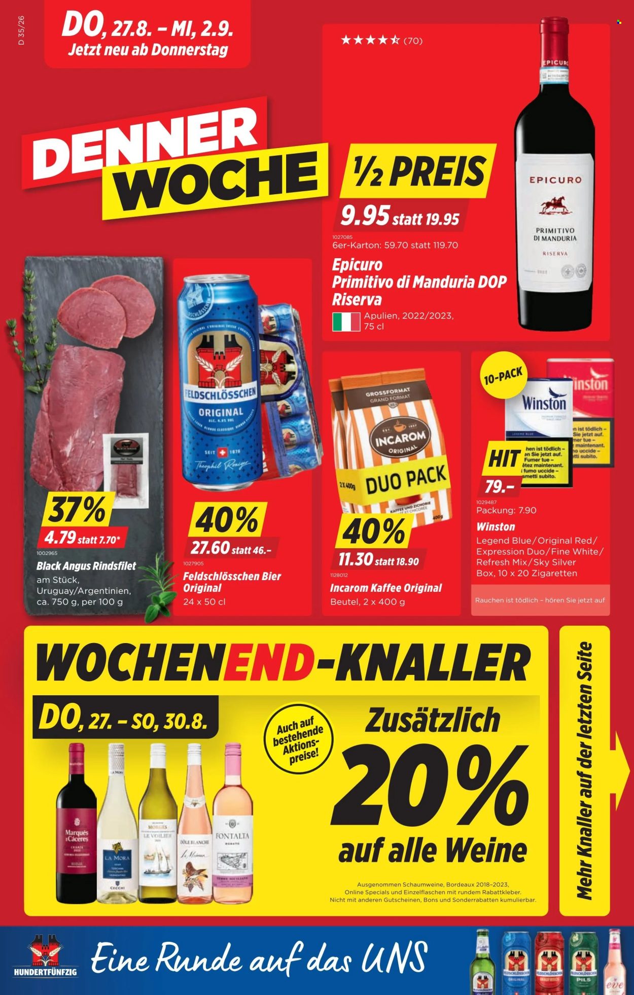 Volantino Denner - 27.8.2026 - 2.9.2026. Pagina 1. Pagina 1